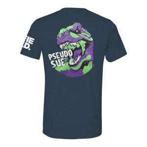 Unisex Pseudo Sue T-shirt - Heather Blue Unisex Pseudo Sue T-shirt - Heather Blue