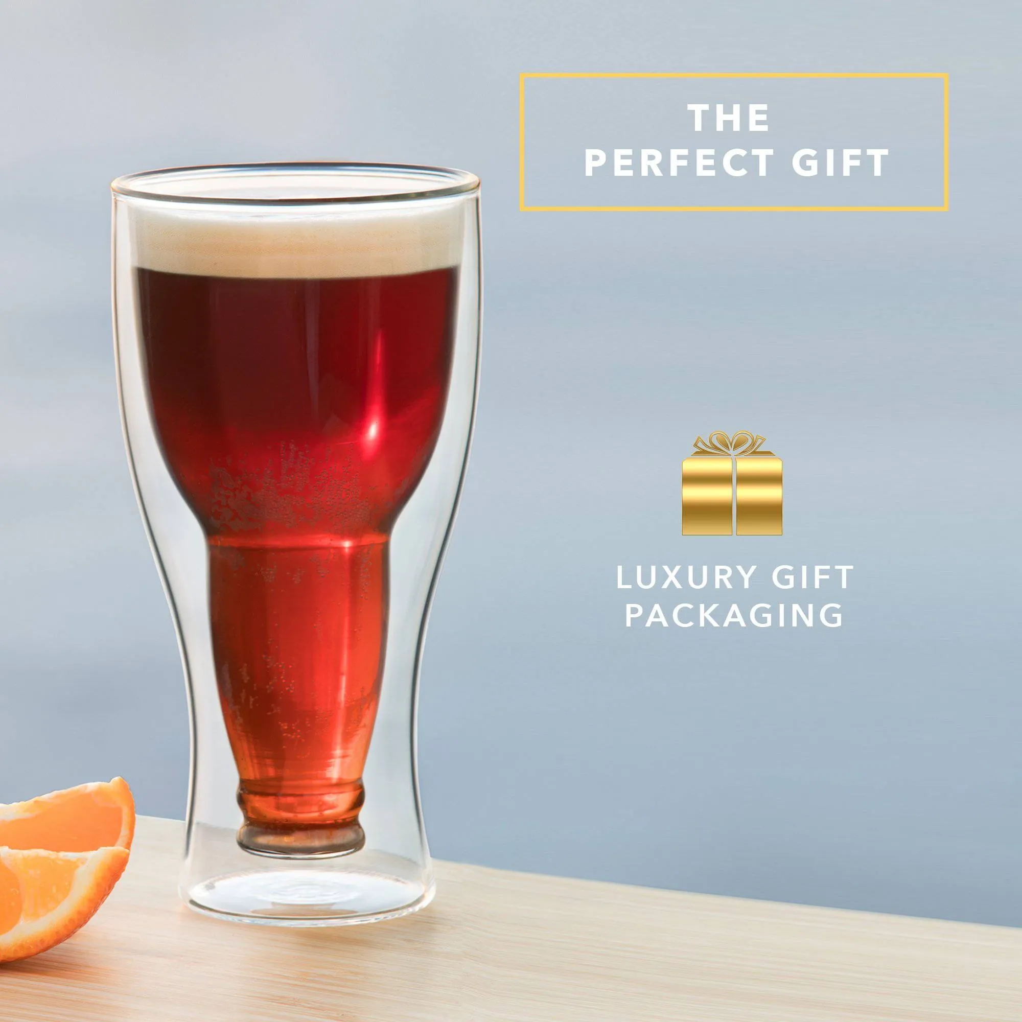 Upside Down Beer Glasses: Set of 1