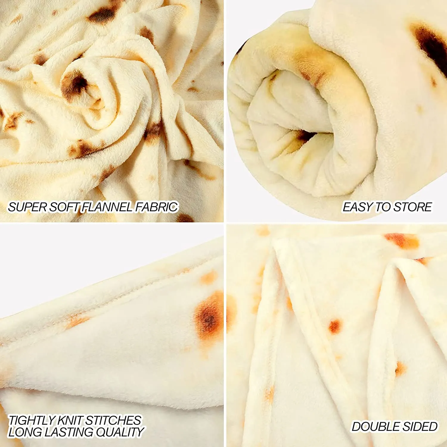 Warm Flannel Burrito Blanket