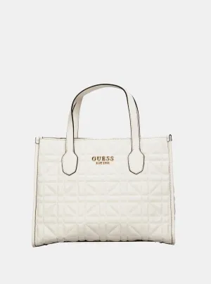 White Silvana Tote Bag White Silvana Tote Bag