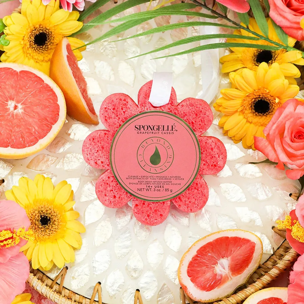 Wild Flower Bath Sponge - Grapefruit Cassis