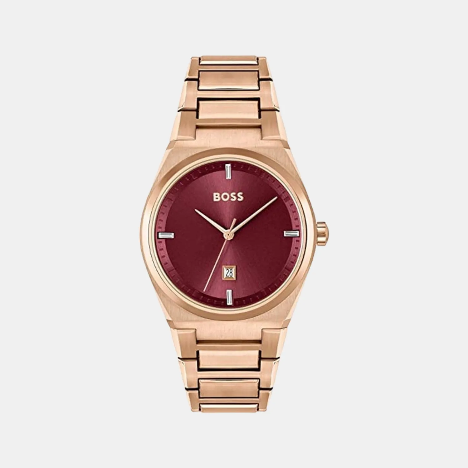 Women Rose Gold Analog Stainless Steel Watch 1502671
