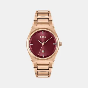 Women Rose Gold Analog Stainless Steel Watch 1502671